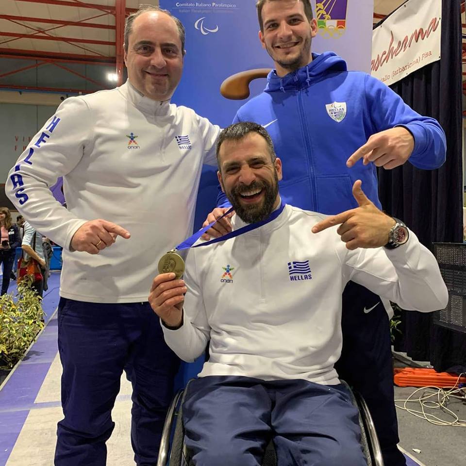 Χάλκινο μετάλλιο ο Τριανταφύλλου στο Παγκόσμιο Κύπελλο Ξιφασκίας με Αμαξίδιο